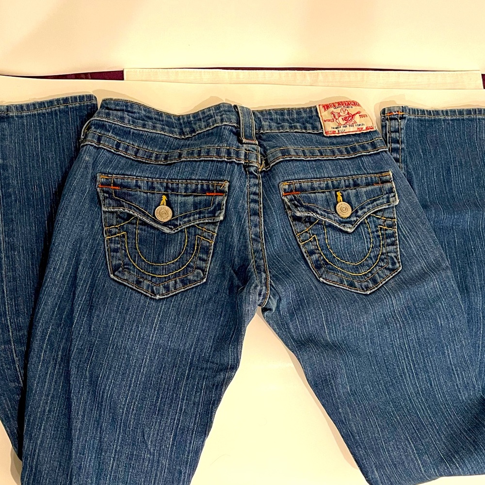 True Religion Billy Bootcut Blue Jeans